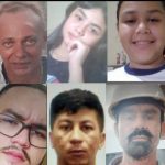 Imagens de pessoas desaparecidas em Manaus divulgadas pela Polícia Civil.