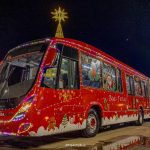 Ônibus do Natal começa a circular em Manaus