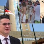 Prefeito de Manaus e prédio do Tribunal de Justiça do Amazonas (TJAM).