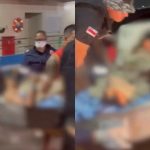 Resgate em ferry boat: equipe médica socorre mulher em trabalho de parto.