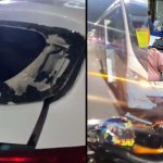 Micro-ônibus perde o freio, atinge moto e mata enfermeiro em Manaus