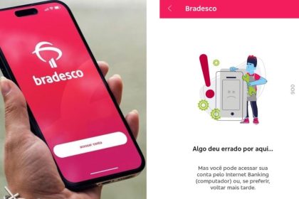 Serviços digitais do Bradesco apresentam instabilidade na manhã desta sexta-feira