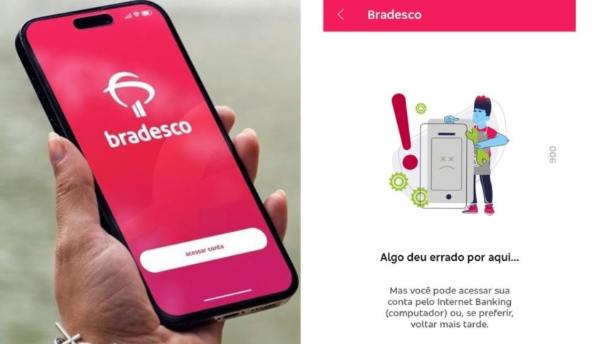 Serviços digitais do Bradesco apresentam instabilidade na manhã desta sexta-feira