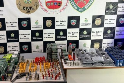Homem é preso em fábrica clandestina de munições em São Gabriel da Cachoeira