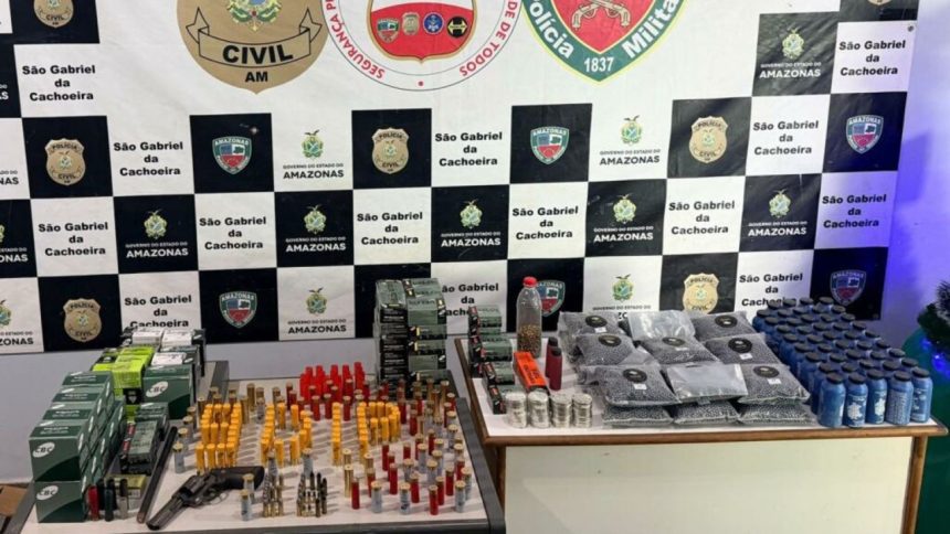 Homem é preso em fábrica clandestina de munições em São Gabriel da Cachoeira