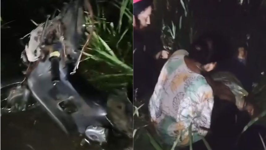 Caminhão atinge motocicleta na AM-010 e deixa duas pessoas feridas