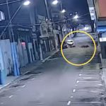 Vídeo mostra colisão entre carro e moto que matou vigilante no Centro de Manaus