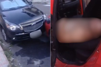 Motorista é encontrado dormindo após colisão com veículo estacionado em Manaus