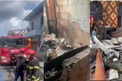 Panela de pressão explode e casa pega fogo em Manaus