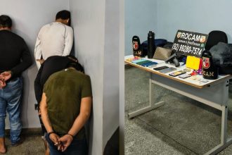 Rocam prende quatro suspeitos de arrastões com celulares e “Chapolin” em Manaus