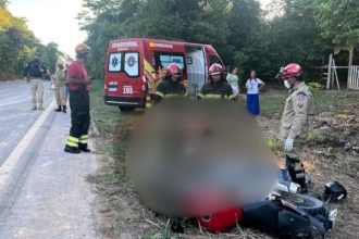 Motociclista morre em colisão com carro na BR-174