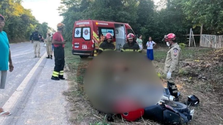 Motociclista morre em colisão com carro na BR-174