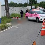 Filha fica ferida e pai morre ao ter cabeça esmagada por caminhão em Manaus