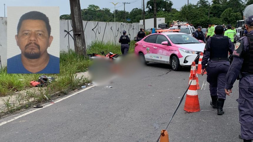Filha fica ferida e pai morre ao ter cabeça esmagada por caminhão em Manaus