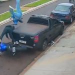 Acidente grave deixa passageira ferida após ser arremessada no ar