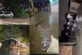 Temporal provoca interrupção de energia, queda de árvores e alagamentos em Manaus