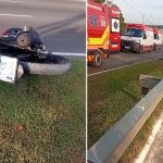 Casal morre em acidente de moto na Avenida do Turismo, em Manaus