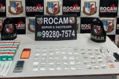Homem é preso pela ROCAM fazendo delivery de cetamina em Manaus