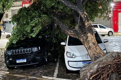 Corpo de Bombeiros atendeu 45 ocorrências após forte chuva