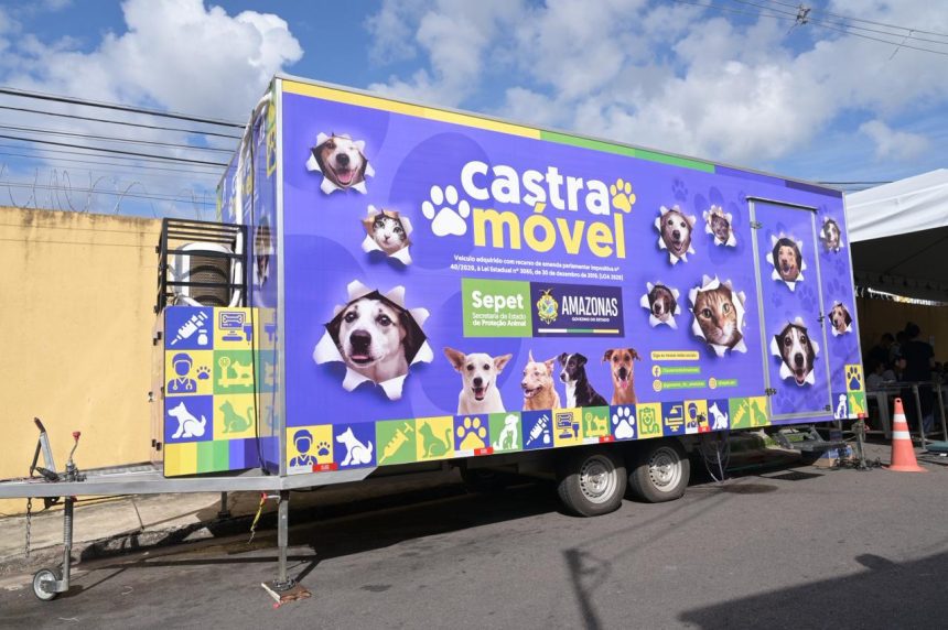 Castramóvel abre agendamento para castração no Educandos