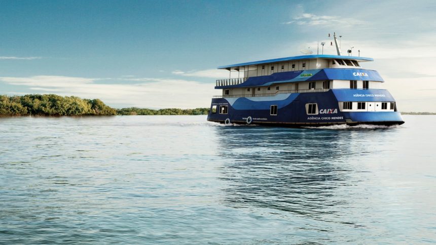 Agência-barco da CAIXA inicia 2026 com atendimento no AM