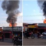 Incêndio destrói parte de oficina no Novo Aleixo