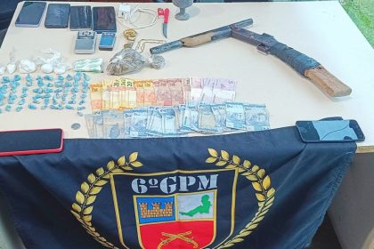 Casal é preso e adolescente apreendido com drogas e arma caseira no AM