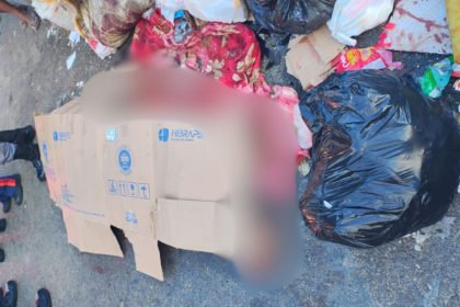 Homem é morto e jogado dentro de lixeira no bairro Compensa, em Manaus