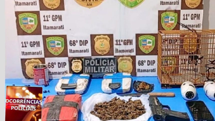 Homem é preso por tráfico de drogas e crime ambiental no Amazonas