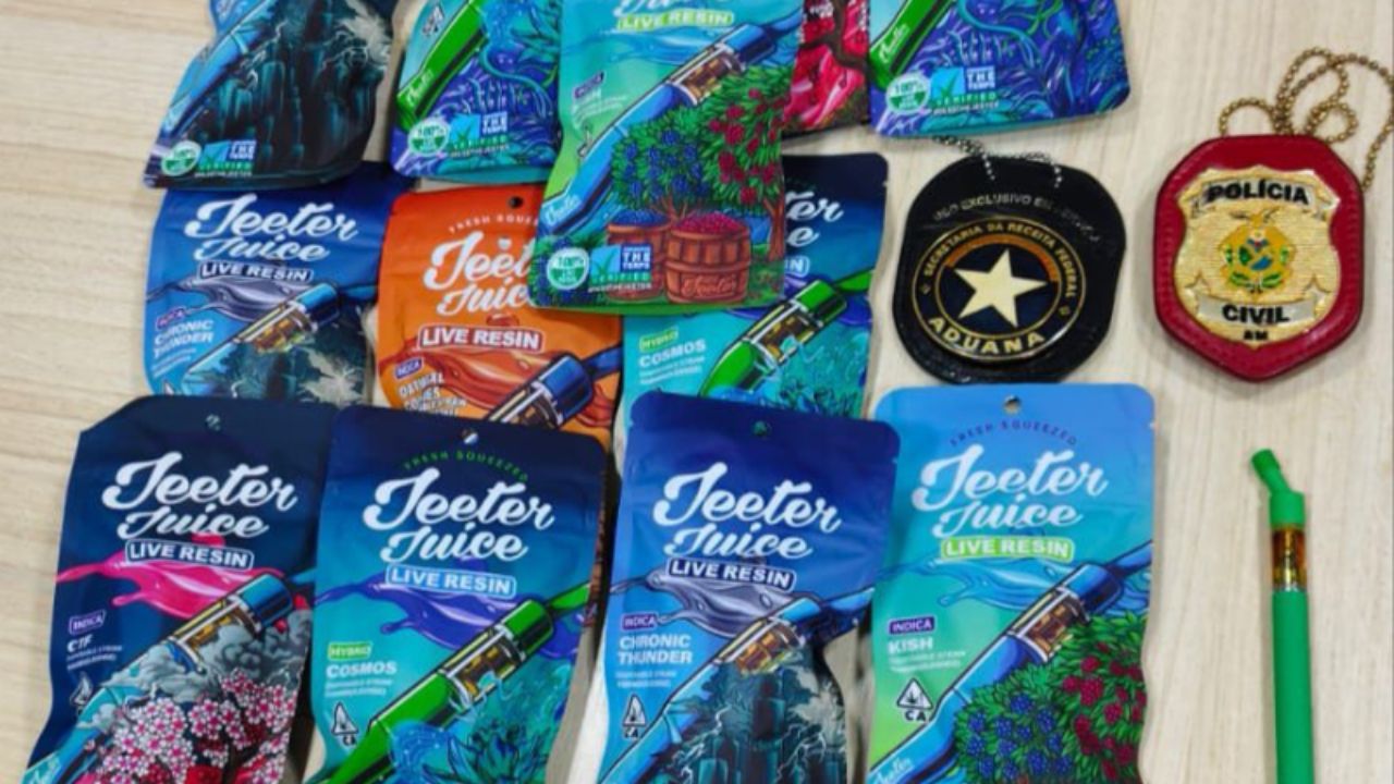 Maconha líquida com destino a Roraima é apreendida pela polícia em Manaus