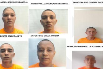 Seis detentos seguem foragidos após fuga em massa no presídio de Maués; veja quem são