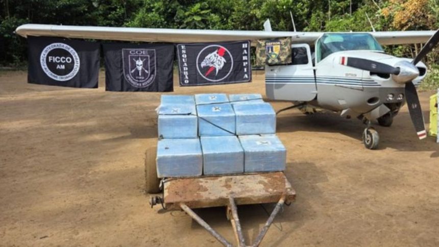 Operação integrada apreende cerca de meia tonelada de cocaína em área rural de Maués