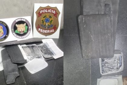 PF apreende mais de 40 kg de drogas em dois flagrantes no Aeroporto de Manaus