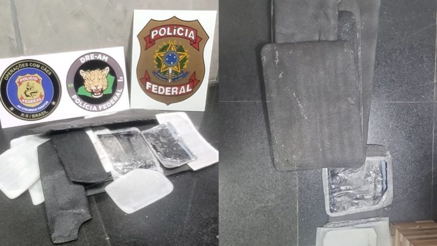 PF apreende mais de 40 kg de drogas em dois flagrantes no Aeroporto de Manaus