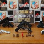 Rocam apreende arsenal de armas de fogo e liberta mulher mantida em cárcere no AM