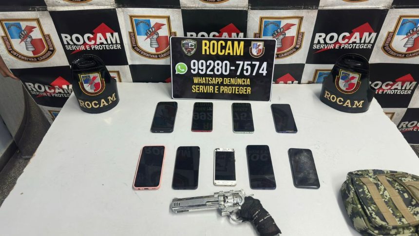 ROCAM prende dupla de assaltantes após celular roubado ser rastreado em Manaus