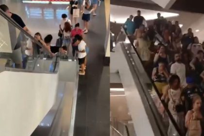 Vídeo mostra evacuação de cinema durante incêndio no Shopping da Tijuca, no RJ