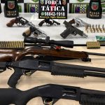 Número de armas retiradas de circulação cresce 217% no Amazonas, segundo MJSP