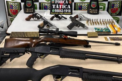Número de armas retiradas de circulação cresce 217% no Amazonas, segundo MJSP