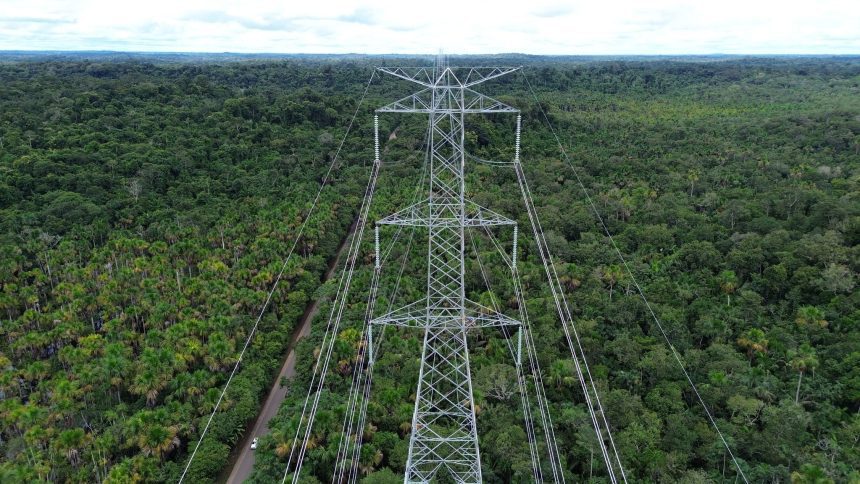 Ipaam libera obra de linha de distribuição de energia no Amazonas