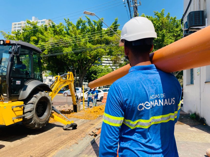 Manaus alcança 40% de cobertura de rede de esgoto tratado