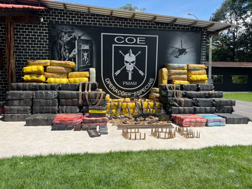 Amazonas bate novo recorde e apreende 46,6 toneladas de drogas