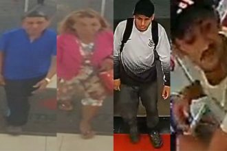 Polícia procura idosos e dois homens por crimes em drogarias