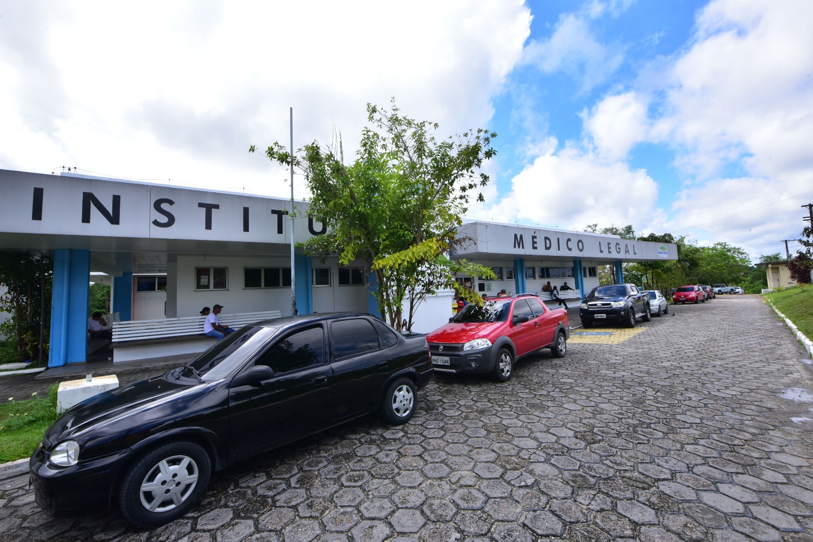 Fachada da sede do IML em Manaus