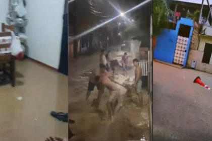 Chuva forte alaga casas no Lírio do Vale 2 e provoca prejuízos em Manaus