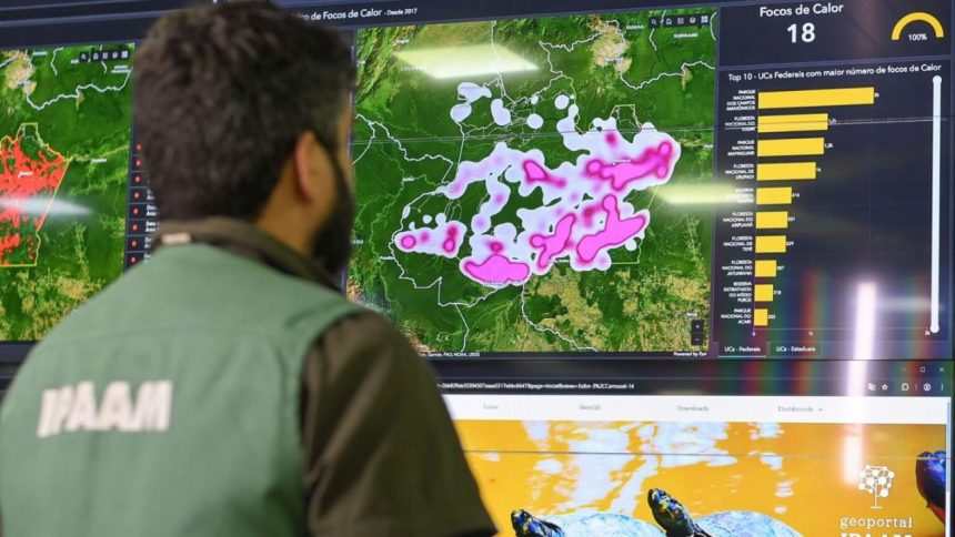 Amazonas reduz registros de focos de calor em janeiro de 2026, informa Inpe