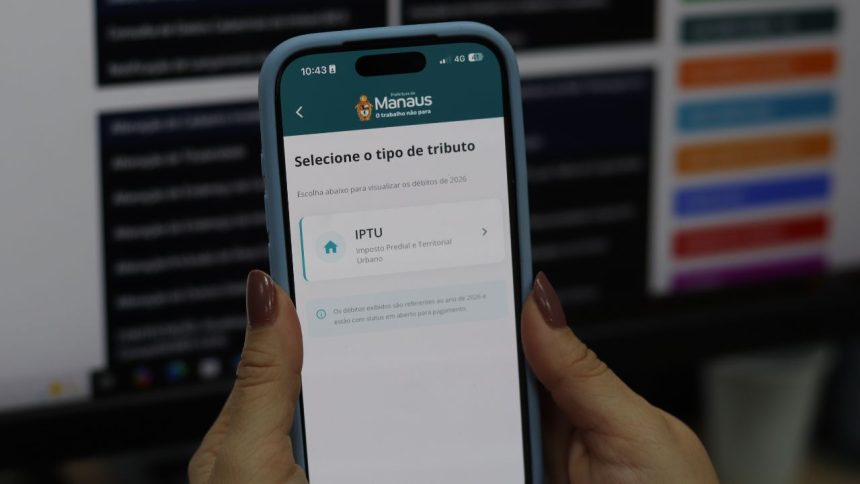 Prazo para obter 11% de desconto no IPTU 2026 termina nesta sexta-feira em Manaus