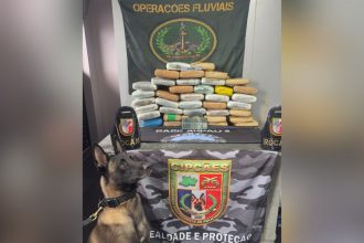 Quase R$ 1 milhão em drogas é apreendido em embarcação no interior do Amazonas