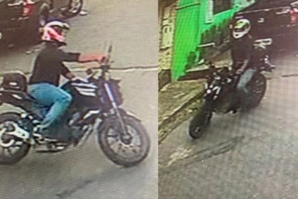 Vídeo registra momento em que mulher tem celular roubado por motoqueiro em Manaus