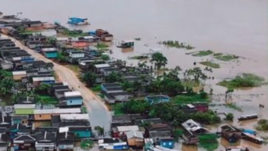 Cheia no Amazonas leva Itamarati a decretar situação de emergência
